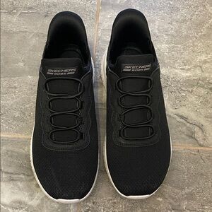Skechers BOBS Black and White Sneakers